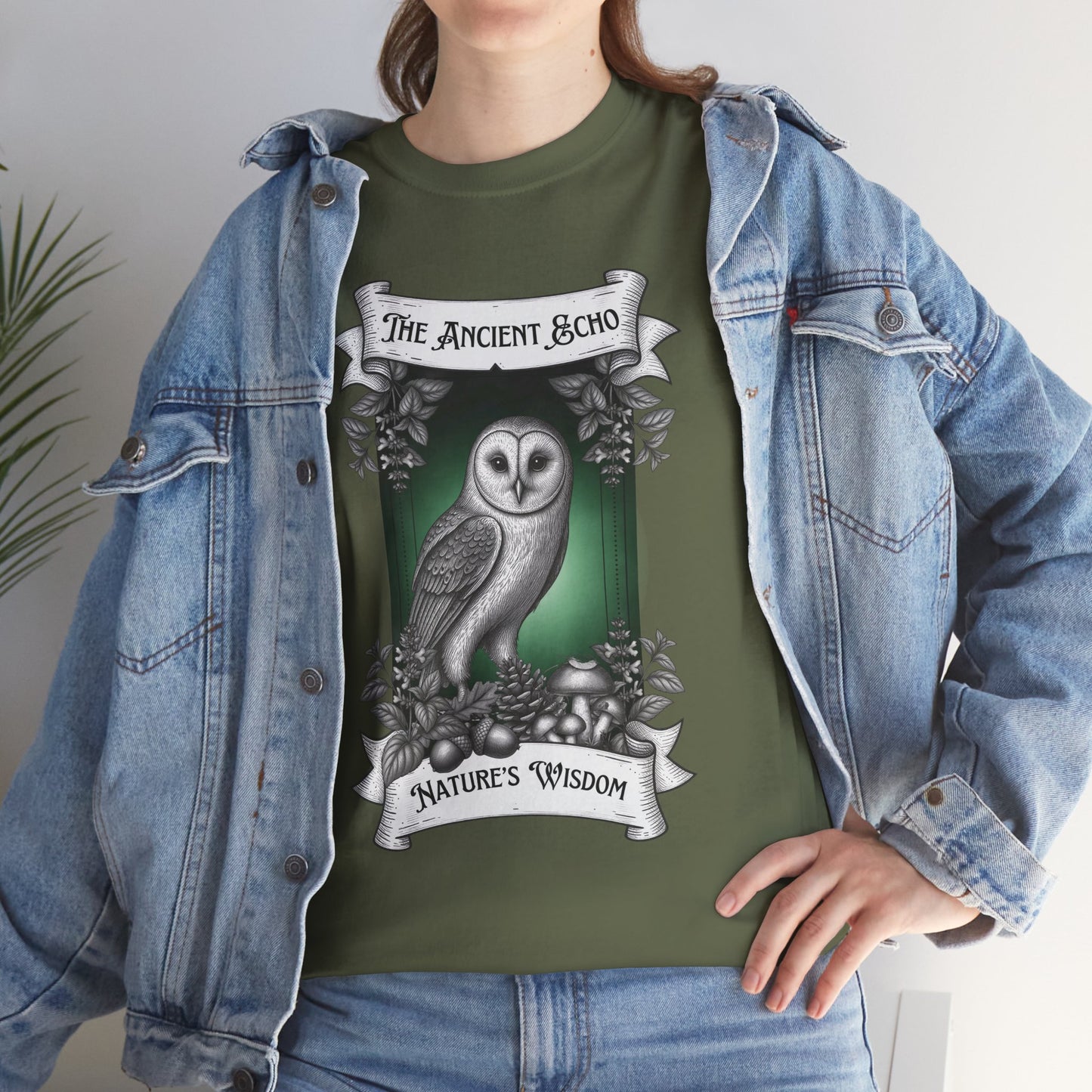 The Ancient Echo — Nature's Wisdom Graphic T-Shirt